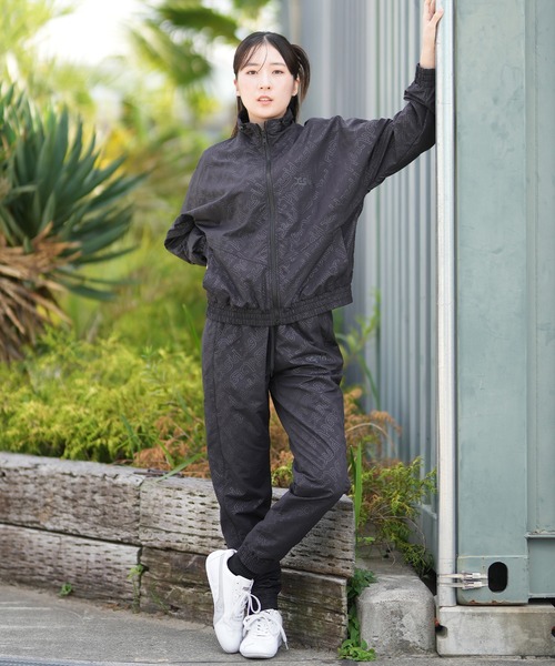 X-girl（エックスガール）の「X-girl SPORTS/エックスガールスポーツ ナイロンパンツ セットアップ対応 155253031002（その他パンツ・レディース・ブラック・L/M）」の12枚目の写真