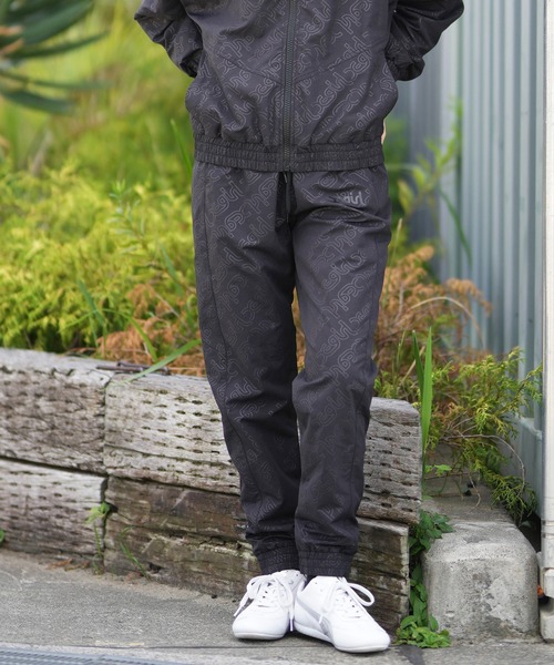 X-girl（エックスガール）の「X-girl SPORTS/エックスガールスポーツ ナイロンパンツ セットアップ対応 155253031002（その他パンツ・レディース・ブラック・L/M）」の3枚目の写真