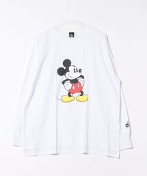 Disney（ディズニー）の「(DV)【Disney】ミッキーマウス プリント 長袖 Tシャツ（Tシャツ/カットソー・メンズ）」