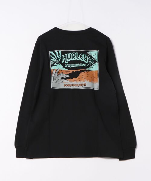 Hurley (ハーレー)の「【Hurley/ハーレー】バックプリントロングTシャツ ヘビーウェイト VOLCANO LS TEE(Tシャツ/カットソー・メンズ・ホワイト/ブラック・MEDIUM/LARGE/X-LARGE)」の4枚目の写真