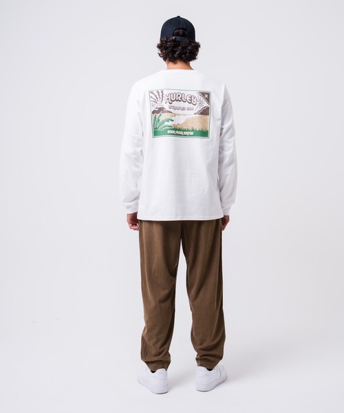 Hurley (ハーレー)の「【Hurley/ハーレー】バックプリントロングTシャツ ヘビーウェイト VOLCANO LS TEE(Tシャツ/カットソー・メンズ・ホワイト/ブラック・MEDIUM/LARGE/X-LARGE)」の6枚目の写真