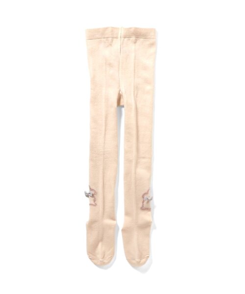 Ampersand(アンパサンド)の「【ジュニア対応】アニマルモチーフウエストハグタイツ(タイツ/ストッキング・キッズ・グレー/アイボリー・100/110/120/140/90)」の4枚目の写真