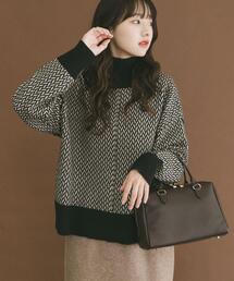 ITEMS URBANRESEARCH | 『洗濯可』ハイネックワイドニット(ニット/セーター)