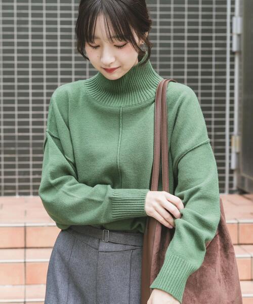 洗濯可』ハイネックワイドニット（ニット/セーター）｜ITEMS