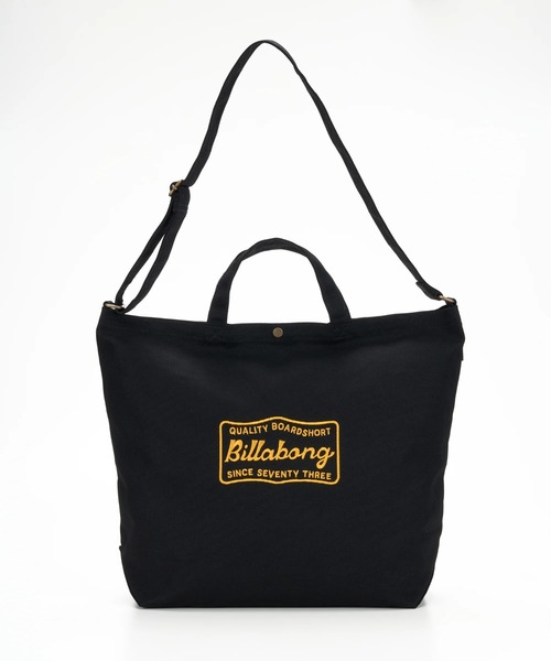 BILLABONG(ビラボン)の「BILLABONG メンズ SHOULDER TOTE BAG ショルダーバッグ 【2025年秋冬モデル】/ビラボンロゴ2WAYショルダートートバック(トートバッグ・メンズ・ブラック/オフホワイト・FREE)」の4枚目の写真