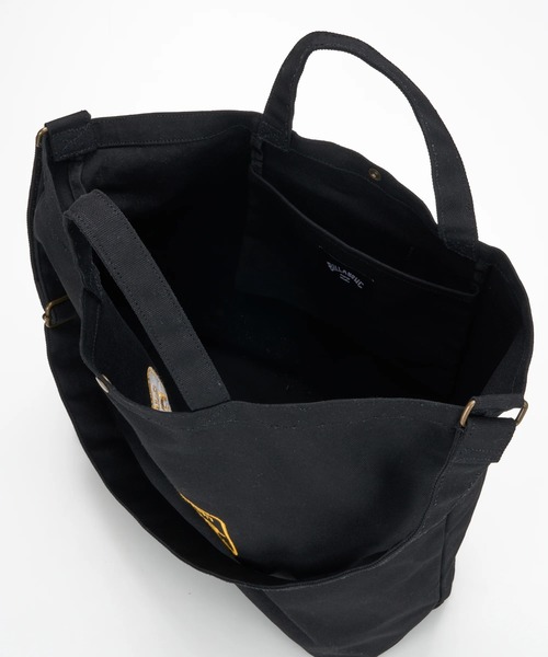 BILLABONG(ビラボン)の「BILLABONG メンズ SHOULDER TOTE BAG ショルダーバッグ 【2025年秋冬モデル】/ビラボンロゴ2WAYショルダートートバック(トートバッグ・メンズ・ブラック/オフホワイト・FREE)」の7枚目の写真