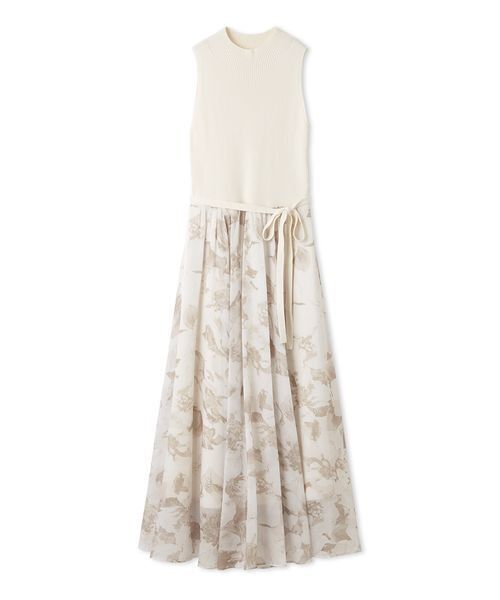 SNIDEL（スナイデル）の「ノースリニットドッキングワンピース