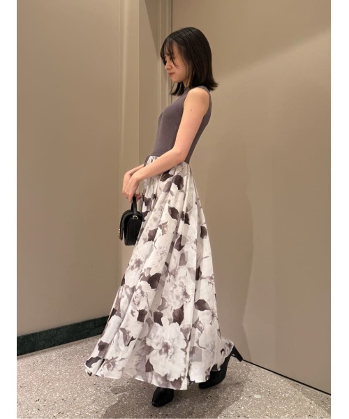 SNIDEL（スナイデル）の「ノースリニットドッキングワンピース