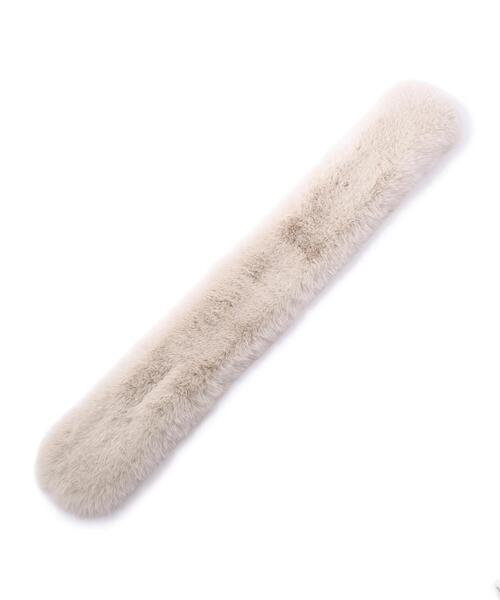 EDIT COLOGNE(エディットコロン)の「フェイクファーティペット(ストール/ショール・レディース・ダークグレー/ベージュ/ブラウン・フリ-)」の8枚目の写真