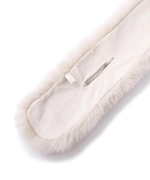 EDIT COLOGNE(エディットコロン)の「フェイクファーティペット(ストール/ショール・レディース・ダークグレー/ベージュ/ブラウン・フリ-)」の10枚目の写真