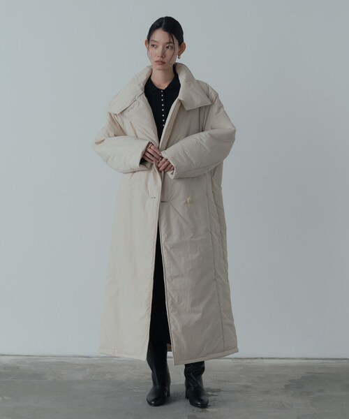 GALLEST(ギャレスト)の「パディングロングコート(その他アウター・レディース・ダークブラウン/ナチュラル・34/38)」の1枚目の写真