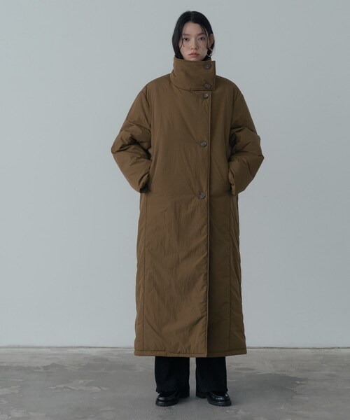 GALLEST(ギャレスト)の「パディングロングコート(その他アウター・レディース・ダークブラウン/ナチュラル・34/38)」の3枚目の写真