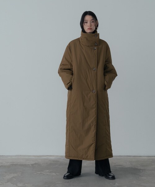 GALLEST(ギャレスト)の「パディングロングコート(その他アウター・レディース・ダークブラウン/ナチュラル・34/38)」の4枚目の写真