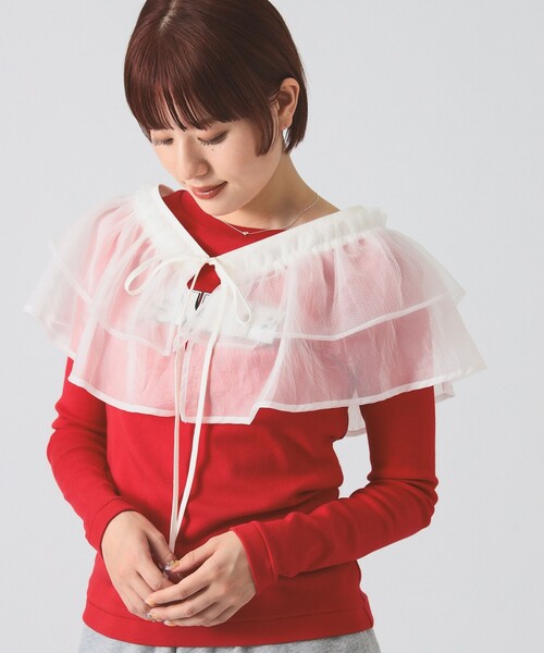 Ray BEAMS（レイビームス）の「フリルベルト セット スウェットパンツ（その他パンツ・レディース・ブラック/シルバー・1/0）」の10枚目の写真