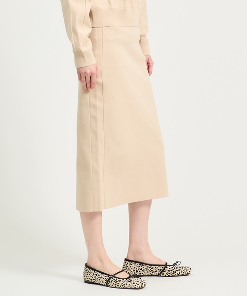 ESTNATION（エストネーション）の「ESTNATION / サイドラインタイトスカート《EXCLUCIVE》（スカート・レディース・ブラック/ベージュ・SMALL/MEDIUM）」の6枚目の写真