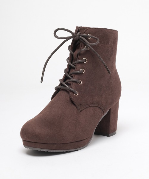 レースアップヒールブーツ（ブーツ）｜Honeys（ハニーズ）の