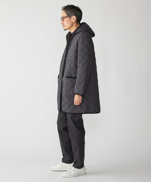 SHIPS（シップス）の「SHIPS:〈手洗い可能〉NETPLUS(R) キルティング フード コート（その他アウター・メンズ・チャコールグレー/ブラック・SMALL/MEDIUM/LARGE/X-LARGE）」の5枚目の写真