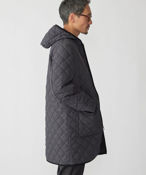 SHIPS（シップス）の「SHIPS:〈手洗い可能〉NETPLUS(R) キルティング フード コート（その他アウター・メンズ・チャコールグレー/ブラック・SMALL/MEDIUM/LARGE/X-LARGE）」の11枚目の写真