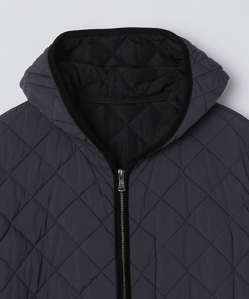 SHIPS（シップス）の「SHIPS:〈手洗い可能〉NETPLUS(R) キルティング フード コート（その他アウター・メンズ・チャコールグレー/ブラック・SMALL/MEDIUM/LARGE/X-LARGE）」の18枚目の写真