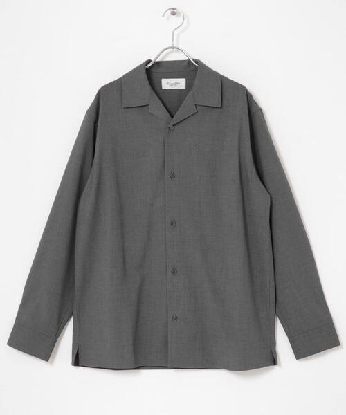ITEMS URBANRESEARCH(アイテムズ アーバンリサーチ)の「FINE WOOL Blend Shirts(シャツ/ブラウス・メンズ・オフホワイト/グレー/ネイビー・MEDIUM/LARGE)」の16枚目の写真