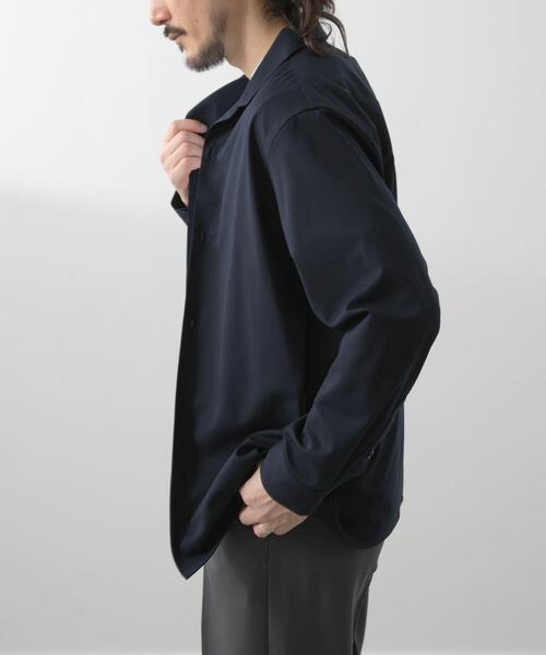 ITEMS URBANRESEARCH(アイテムズ アーバンリサーチ)の「FINE WOOL Blend Shirts(シャツ/ブラウス・メンズ・オフホワイト/グレー/ネイビー・MEDIUM/LARGE)」の18枚目の写真