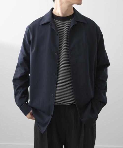 ITEMS URBANRESEARCH(アイテムズ アーバンリサーチ)の「FINE WOOL Blend Shirts(シャツ/ブラウス・メンズ・オフホワイト/グレー/ネイビー・MEDIUM/LARGE)」の21枚目の写真