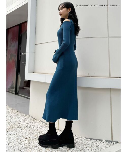 フラガリアメモリーズコラボ】 チャイナネックロングワンピース