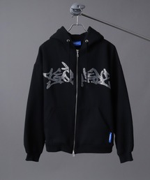 Art re A select | 【SEQUENZ(シークエンズ)】SQNZ NEW O.G LOGO LINE STONE FADE ZIP P/K(パーカー)