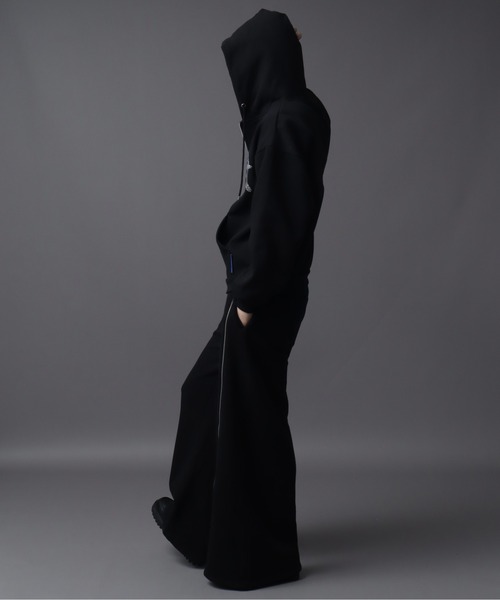 SEQUENZ（シークエンズ）】SQNZ NEW O.G LOGO LINE STONE FADE ZIP P/K