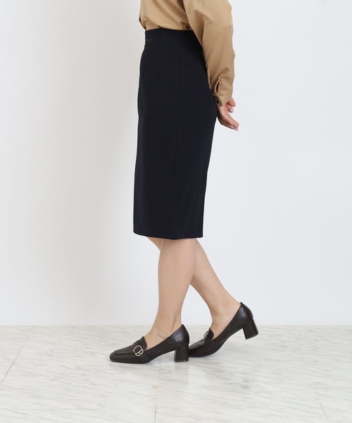 TRUDEA（トルディア）の「ウール調ビット付きタイトスカート（スカート・レディース・チャコールグレー/ネイビー/ブラウン・SMALL/MEDIUM/LARGE）」の6枚目の写真