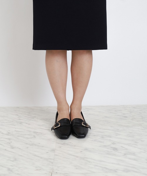 TRUDEA（トルディア）の「ウール調ビット付きタイトスカート（スカート・レディース・チャコールグレー/ネイビー/ブラウン・SMALL/MEDIUM/LARGE）」の17枚目の写真