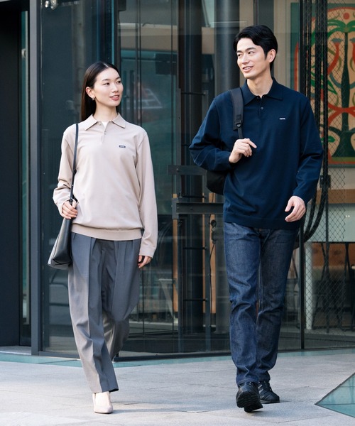 お値下げ♡TENTIAL ミガル ポロシャツ ライトニット ブラック XLサイズ MIGARU Light Knit Short Sleeve Polo Shirt（ポロシャツ）｜TENTIAL