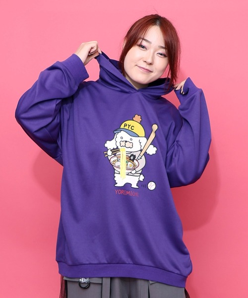セール】353115：YORIMISHIフーデッドプルオーバー（パーカー