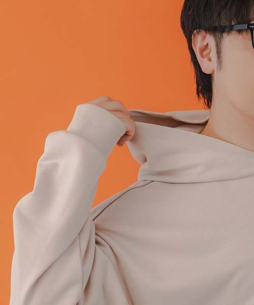 ScoLar Parity(スカラーパリティ)の「353115:YORIMISHIフーデッドプルオーバー(パーカー・レディース・パープル/ブラック/アイボリー・M)」の12枚目の写真