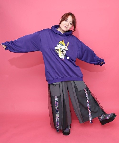 セール】353115：YORIMISHIフーデッドプルオーバー（パーカー