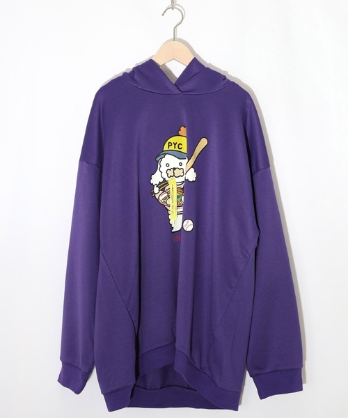ScoLar Parity(スカラーパリティ)の「353115:YORIMISHIフーデッドプルオーバー(パーカー・レディース・パープル/ブラック/アイボリー・M)」の20枚目の写真