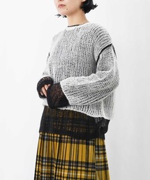 LUCA/LADY LUCK LUCA | LC/LLL モヘア混ルーズニット(ニット/セーター)