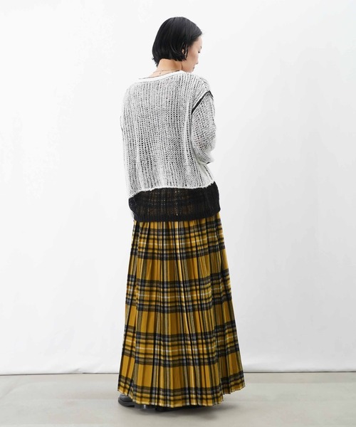 LUCA/LADY LUCK LUCA（ルカ/レディラックルカ）の「LC/LLL モヘア混ルーズニット（ニット/セーター・レディース・ブルー/ピンク/ブラック・FREE）」の4枚目の写真