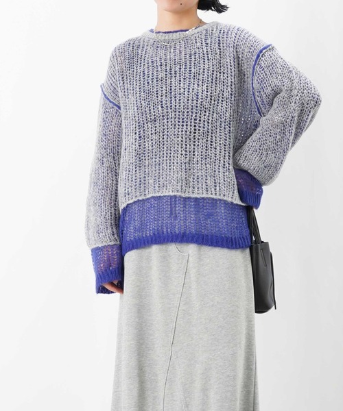 LC/LLL モヘア混ルーズニット（ニット/セーター）｜LUCA/LADY LUCK