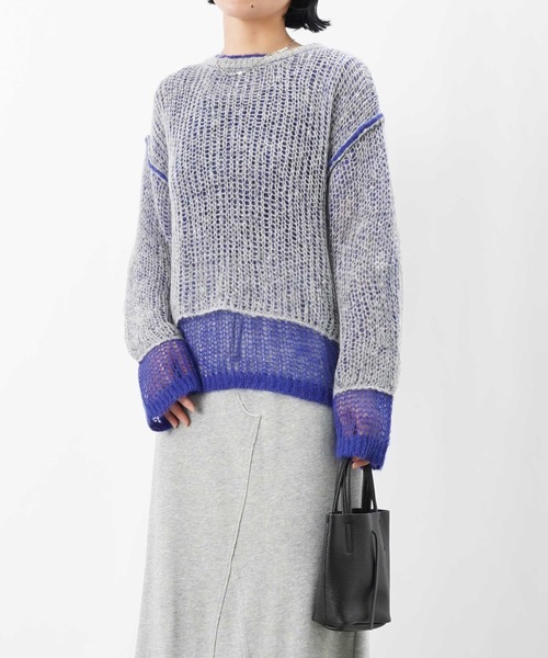 LC/LLL モヘア混ルーズニット（ニット/セーター）｜LUCA/LADY LUCK