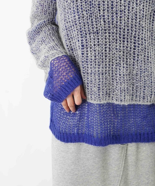 LC/LLL モヘア混ルーズニット（ニット/セーター）｜LUCA/LADY LUCK