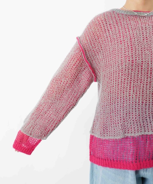 LC/LLL モヘア混ルーズニット（ニット/セーター）｜LUCA/LADY LUCK