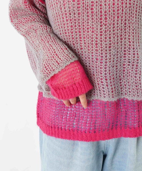 LC/LLL モヘア混ルーズニット（ニット/セーター）｜LUCA/LADY LUCK