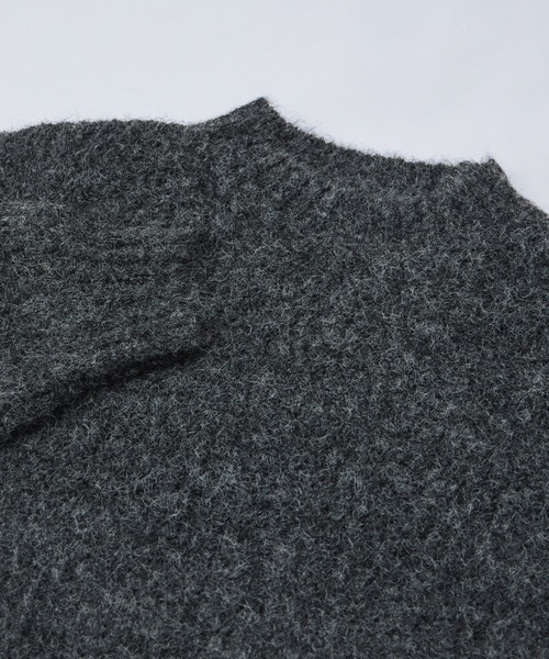 etoll.（エトル）の「アルパカタッチニットPO（ニット/セーター・レディース・チャコール/ネイビー/ブラウン/グリーン・M）」の8枚目の写真