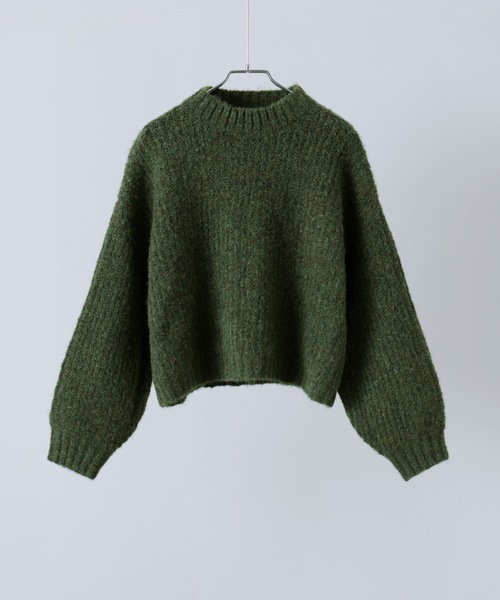 etoll.（エトル）の「アルパカタッチニットPO（ニット/セーター・レディース・チャコール/ネイビー/ブラウン/グリーン・M）」の5枚目の写真