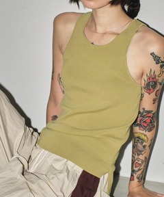 セール】High gage Knit Tank Top（タンクトップ）｜TODAYFUL
