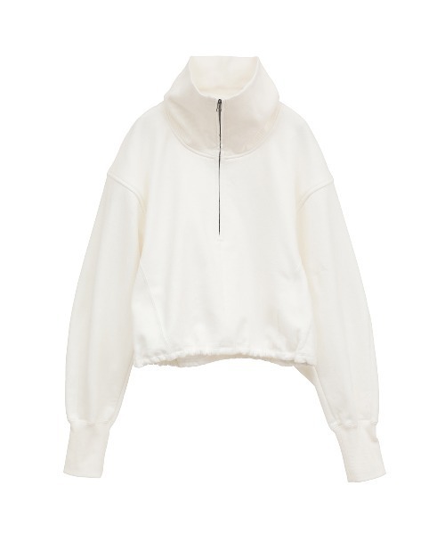 HALF ZIP SHORT TOPS（スウェット）｜CLANE（クラネ）のファッション