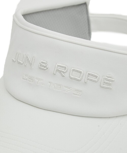 JUN&ROPE'（ジュンアンドロペ）の「ダンボールニットつば広バイザー（サンバイザー・レディース・ブラック/ホワイト/オリーブ/グレー・FREE）」の17枚目の写真