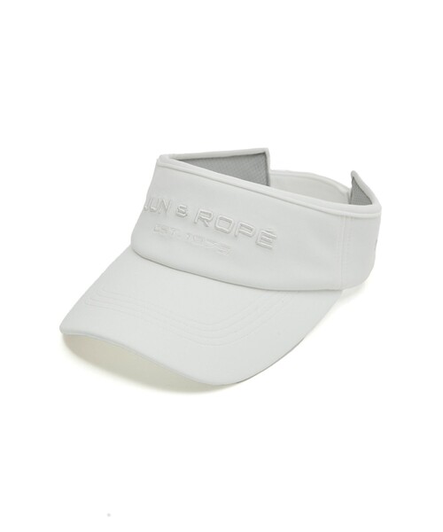 JUN&ROPE'（ジュンアンドロペ）の「ダンボールニットつば広バイザー（サンバイザー・レディース・ブラック/ホワイト/オリーブ/グレー・FREE）」の19枚目の写真