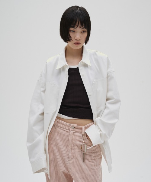 TODAYFUL（トゥデイフル）の「Useful Seamless Rib Tanktop（タンクトップ・レディース・チャコールグレー/ホワイト/ダークブラウン・FREE）」の11枚目の写真